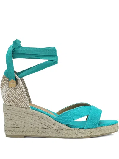 Castaã±er 50mm Lace-up Wedged Espadrilles