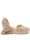 Castaã±er 70mm Cora Espadrilles In Neutral