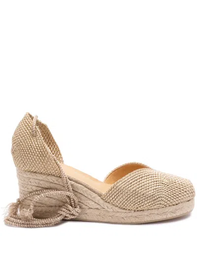 Castaã±er 70mm Cora Espadrilles In Neutral
