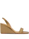 Castaã±er Barby 80mm Wedge Espadrilles In Brown