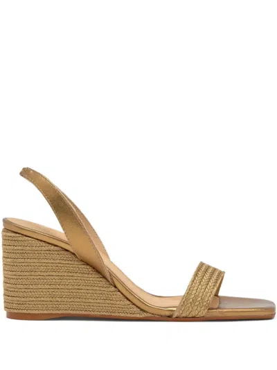CASTAÃ±ER 70MM LEATHER WEDGE SANDALS