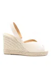 Castañer Brisa Canvas Espadrilles In White