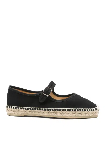 Castaã±er Padua Canvas Espadrilles In Black
