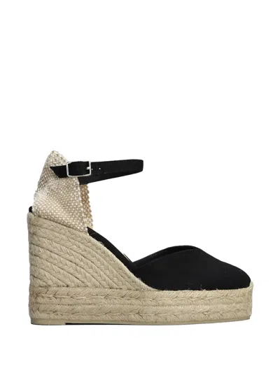 Castañer Womens Castaner Chiara Lace-up Cotton-canvas Espadrilles In Black