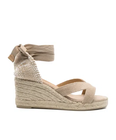 Castaã±er Bailey Canvas Espadrilles In Neutral