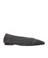 Castaã±er Ballet Flats In Silver
