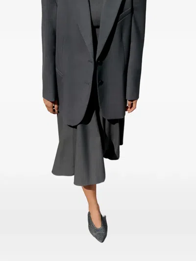 Castaã±er Bassi Pointed Flat In Gray