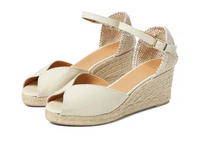 Castaã±er Bianca 60 Mm Wedge Espadrille In White