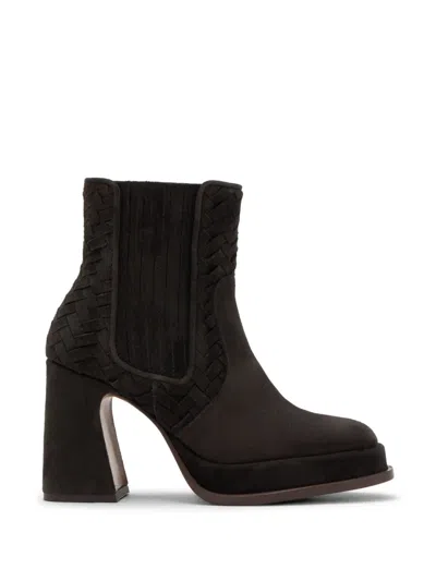 Castaã±er Blanche Ankle Boots In Black