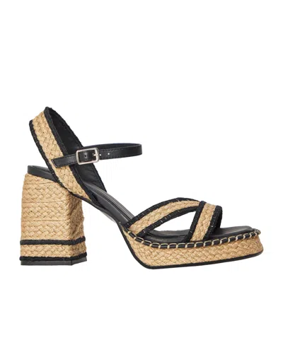 Castaã±er Block Heel Sandals In Multi