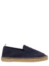 Castaã±er Blue Suede Espadrilles In Blue