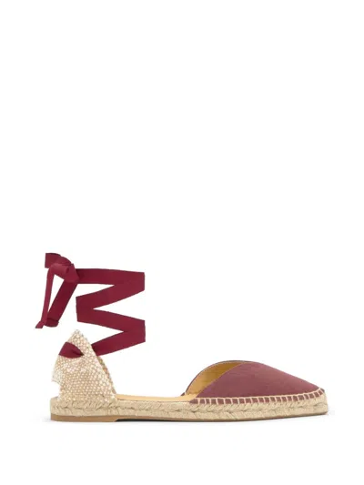 Castaã±er Brava Lace-up Espadrilles In Purple