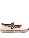 Castaã±er Buckled Piped Espadrilles In Neutral