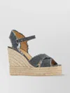 Castaã±er Castaner Lurex Bromelia Wedge Sandals