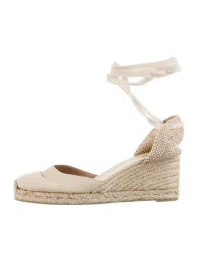 Pre-owned Castaã±er Canvas D'orsay Pumps