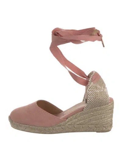 Pre-owned Castaã±er Canvas D'orsay Pumps In Multi