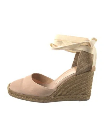 Pre-owned Castaã±er Canvas D'orsay Pumps In Multi