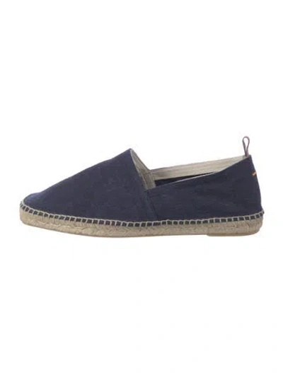 Pre-owned Castaã±er Canvas Espadrilles In Blue