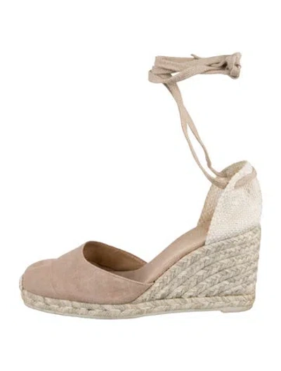 Pre-owned Castaã±er Canvas Pumps In Multicolor