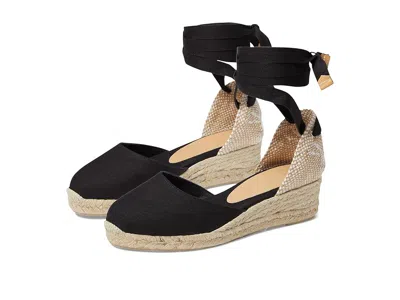 Castaã±er Carina 30 Wedge Espadrille In Animal Print