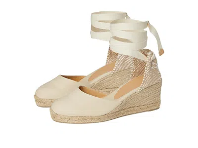 Castaã±er Carina 60mm Wedge Espadrille In Neutral