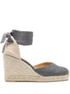 Castaã±er Castañer Grey Carina 8/032 Espadrilles In Grey