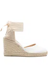 Castaã±er Castañer Woman Espadrilles White Size 5 Textile Fibers In White