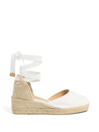 Castaã±er Carina Canvas Espadrilles In White