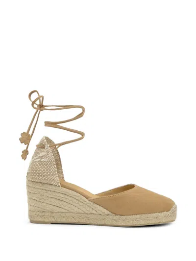 Castaã±er Carina Flower-charm Espadrilles In Brown