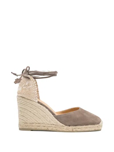 Castaã±er Carina Heeled Espadrilles In Brown