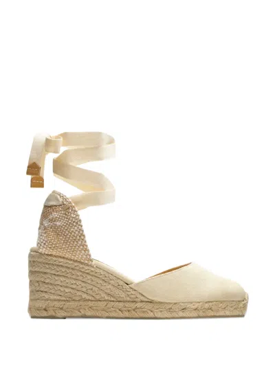 Castaã±er Carina Round-toe Espadrilles In Gold