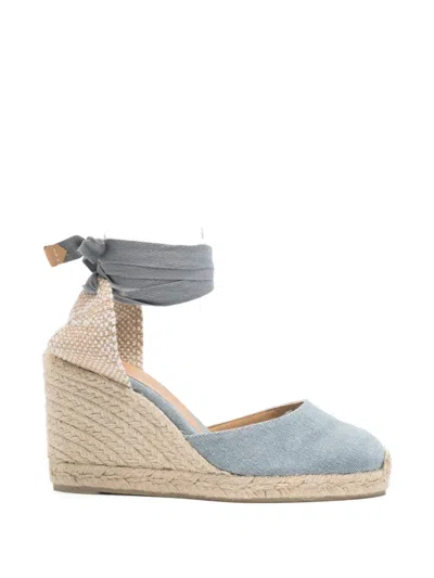 Castaã±er Carina Tie Espadrilles In Blue
