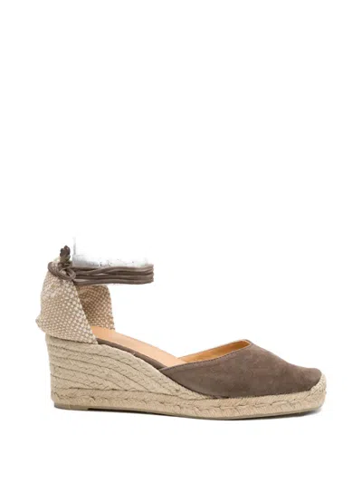 Castaã±er Carina Tie-fastening Espadrilles In Brown