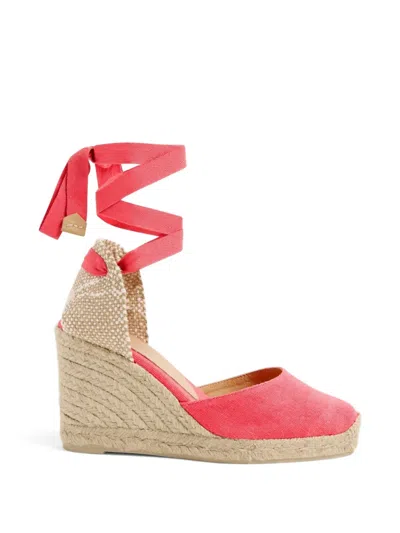 Castaã±er Carina Wedge Espadrilles In Black