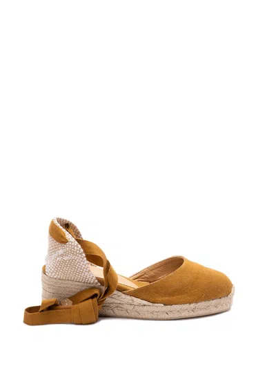 Castaã±er `carina/3/002` Wedge Espadrilles In Yellow