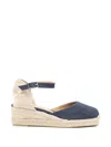 Castaã±er Carol Ankle-strap Espadrilles In Blue