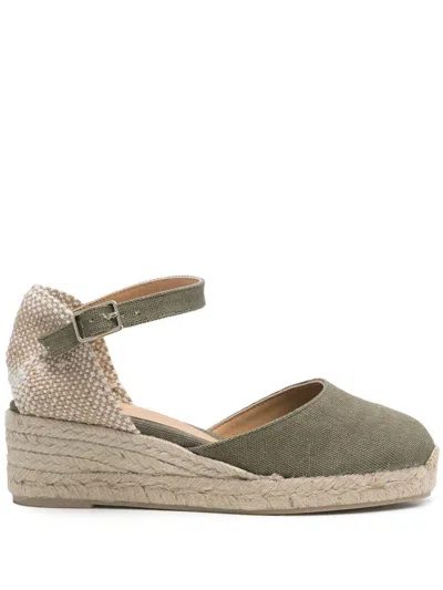 Castaã±er Carol Espadrille In Green