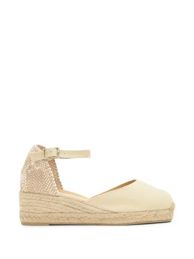 Castaã±er Carol Wedge Espadrilles In Black