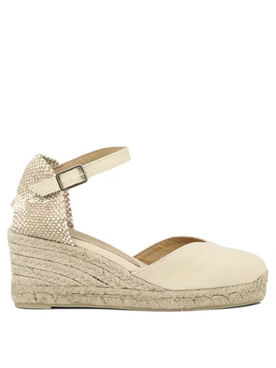 Castaã±er Castañer Beige Cotton Espadrilles In Neutral