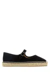 Castaã±er Castañer Black Canvas Espadrilles In Black