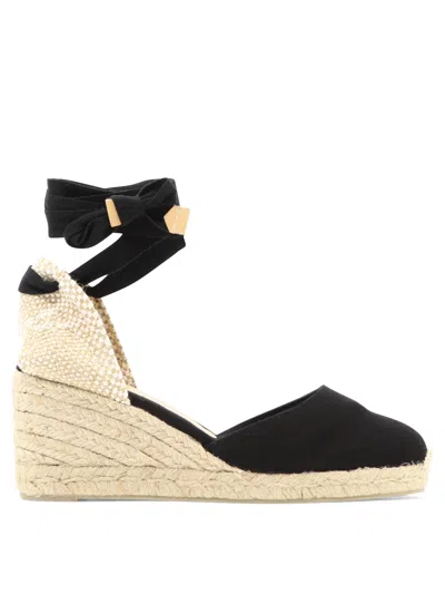 Castaã±er Castañer Black Cotton Espadrilles