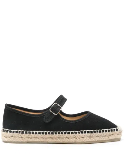Castaã±er Castañer Black 'padua' Flat Espadrilles
