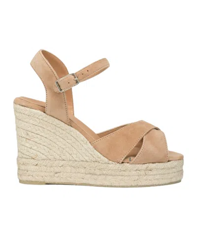 CASTAÃ±ER CASTAÑER BLAUDELL CROSSOVER STRAP WEDGE ESPADRILLES