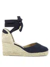 Castañer 90mm Carina Wedge Espadrilles In Blue
