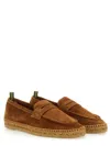 Castañer Castaner Classic Leather Flats For Men In Brown