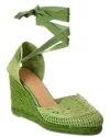 Castaã±er Cacia Tie-ankle Espadrilles In Green