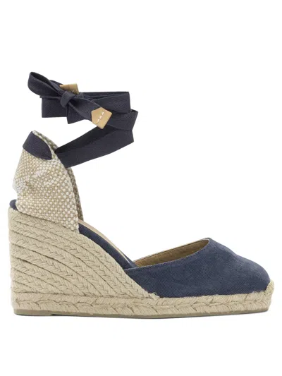 Castañer Carina Blue Cotton Espadrilles