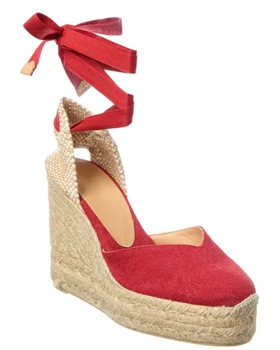 Castaã±er Castañer Carina Canvas Wedge Sandal