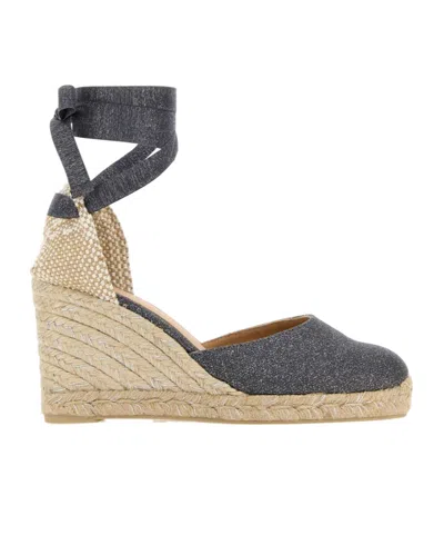 Castaã±er Castañer Carina Cut-out Detailed Wedge Espadrilles In Brown
