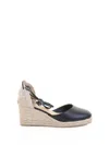 Castaã±er Castañer Carina Espadrilles In Nappa With Leather Lace-up Closure